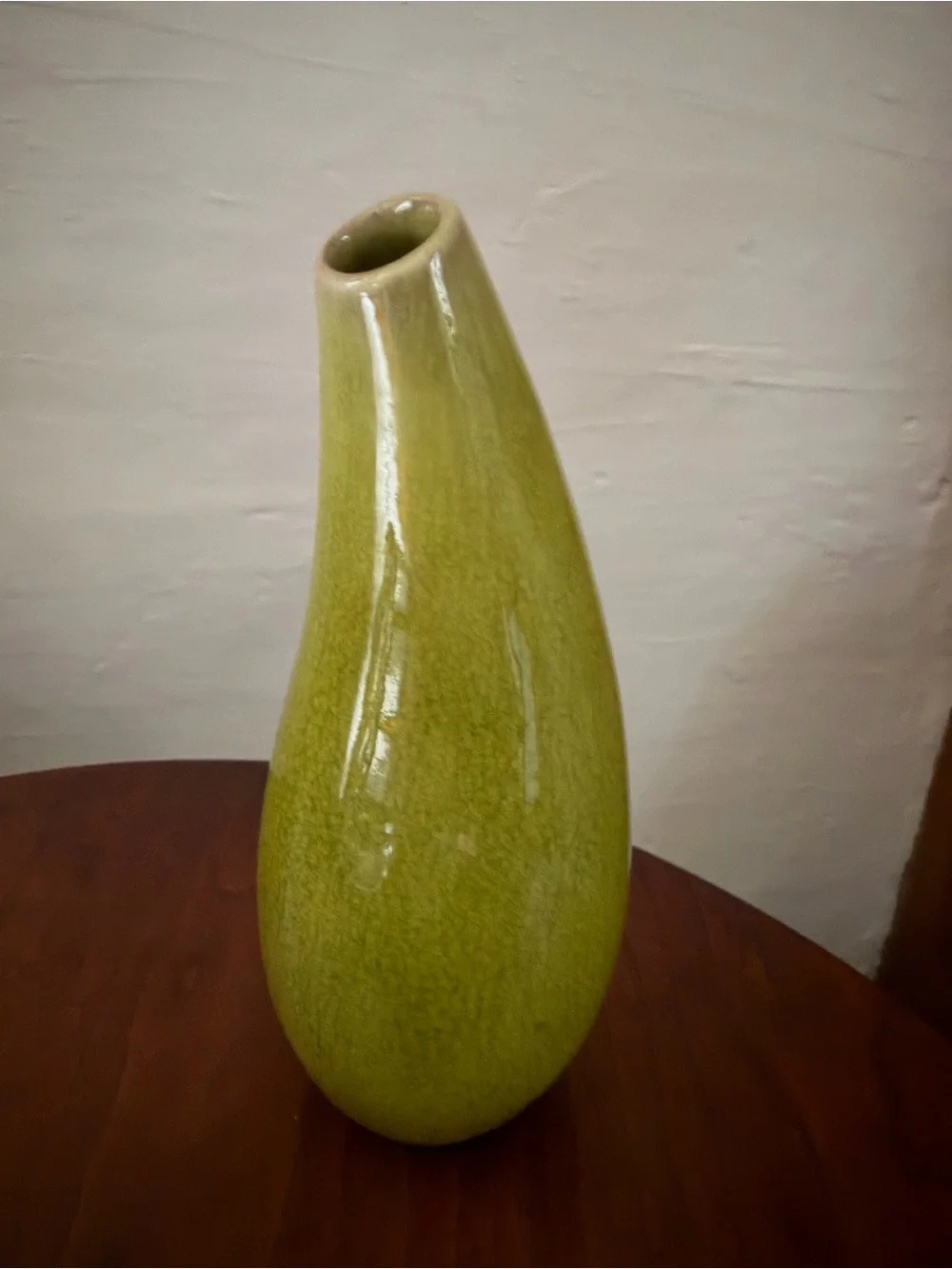 Jars France Green Ceramic Bud Vase
